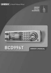 Uniden BCD996T English Owners Manual