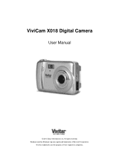 Vivitar X018 Camera Manual