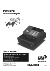 Casio PCR 272 User Manual