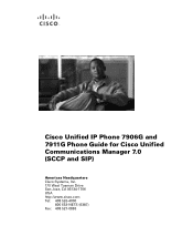 Cisco 7911G Phone Guide
