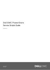Dell PowerStore 9200T EMC PowerStore Service Scripts Guide