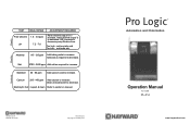 Hayward Pro Logic Model: PL-P-4 Operation