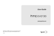 HTC EVO 3D Sprint EVO 3D USER MANUAL