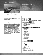 Samsung UN46D7900XFXZA Brochure