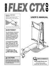 Weider Flex Ctx 60 English Manual