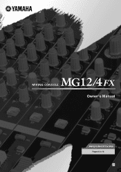 Yamaha MG12 Owner's Manual