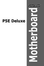 Asus P5E Deluxe User Manual