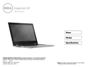 Dell Inspiron 13 7000 Series 2-in-1 7348 Inspiron 13 7348 Specifications