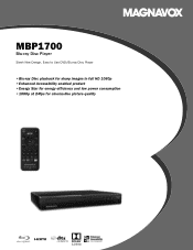 Magnavox MBP1700/F7 Leaflet English