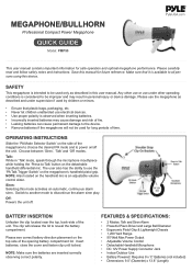 Pyle PMP50 Instruction Manual
