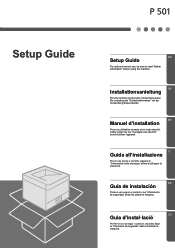 Ricoh P 502 Setup Guide
