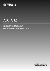 Yamaha NX-U10SL Owner's Manual
