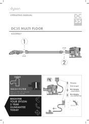 Dyson DC35 Operation Manual