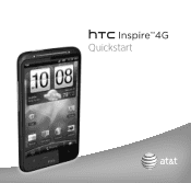 HTC Inspire 4G AT&T Quick Start Guide