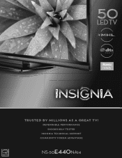 Insignia NS-50E440NA14 Information Brochure (English)
