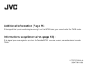 JVC HD 52Z575 Separate volume1