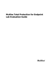 McAfee TEECDE-AA-AA Evaluator Guide