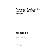 Netgear RT338 RT338 Reference Manual