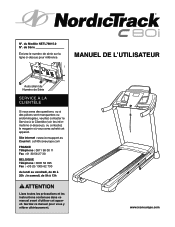 NordicTrack C80i Treadmill French Manual