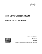 Intel S2400LP Technical Product Specification