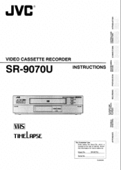 JVC SR-9080U SR-9070U Timelapse Recorder instruction manual (2923KB)