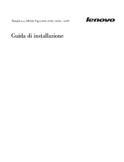 Lenovo ThinkServer RD120 (Italian) Installation Guide