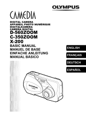 Olympus D560 D-560 Zoom Basic Manual (5.4MB)