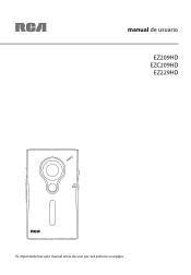 RCA EZ229HD User Manual - EZC209HD (Spanish)