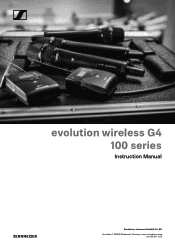 Sennheiser EW 100 G4-ME3 Instruction manual ew 100 G4 PDF