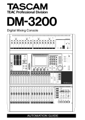 TEAC DM-3200 DM-3200 Automation Manual