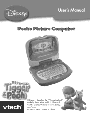Vtech Winnie the Pooh Pooh s Picture Computer User Manual