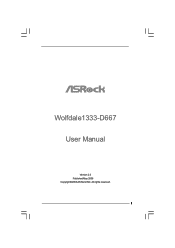 ASRock Wolfdale1333-D667 R2.0 User Manual