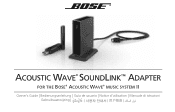 Bose Acoustic Wave II Acoustic Wave® SoundLink® adapter - Owner's guide