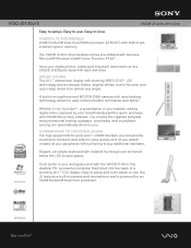 Sony VGC-JS130J/S Marketing Specifications (VGC-JS130J/S)