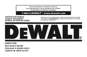 Dewalt DWMT70780 Instruction Manual