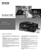 Epson Artisan 835 Product Brochure