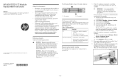 HP MSA2312i HP MSA2000 I/O Module Replacement Instructions (481609-002, October 2012)