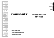 Marantz NR1605 Quick Start Guide in Spanish
