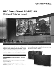 Sharp LED-FE038I2 Specification Brochure