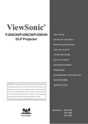 ViewSonic PJD6220 User Guide