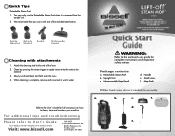 Bissell Lift-Off® Steam Mop Hard Surface Cleaner 39W78 QuickStart Guide