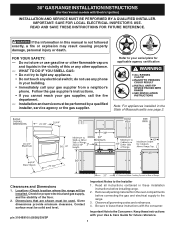 Frigidaire FGF319KB Installation Instructions (All Languages)