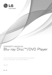 LG BD610 Owner's Manual