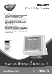 Philips 107P2099 Leaflet (English)