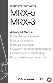 Pioneer MRX-3 Instruction Manual