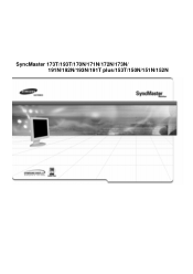 Samsung 170N User Manual (user Manual) (English)
