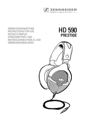 Sennheiser HD 590 Instructions for Use