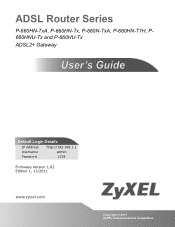 ZyXEL P-660HNU-T1 User Guide