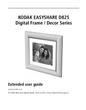 Kodak D825 Extended user guide