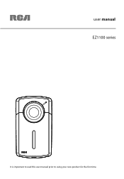 RCA EZ1100 Owner/User Manual
